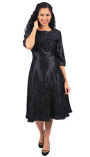Diana Couture Church Dress 8219S-Black