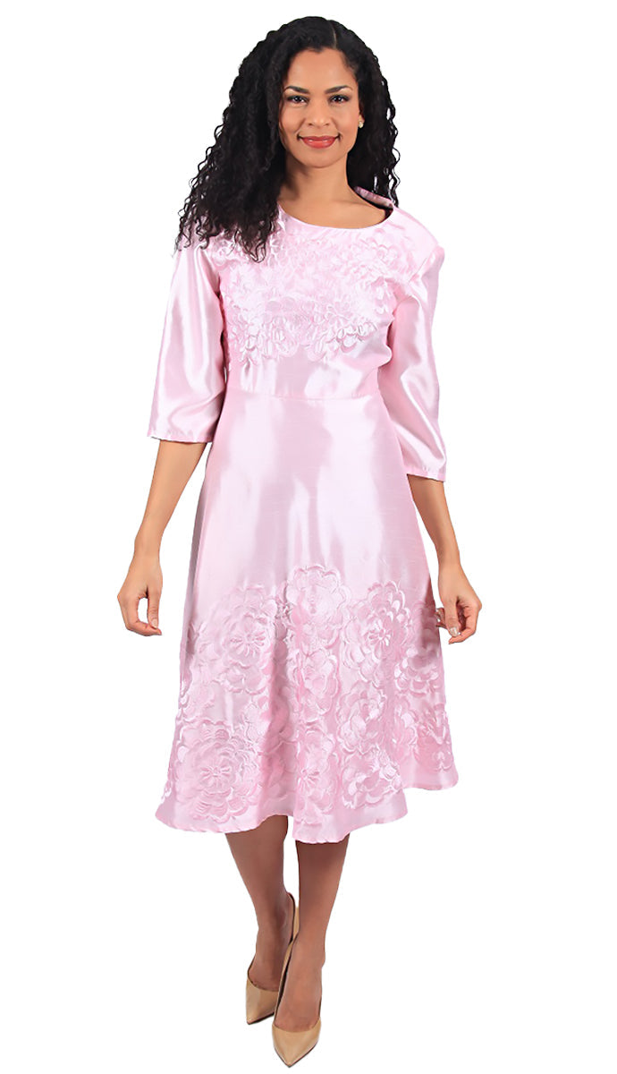 Diana Couture Church Dress 8219S-Pink