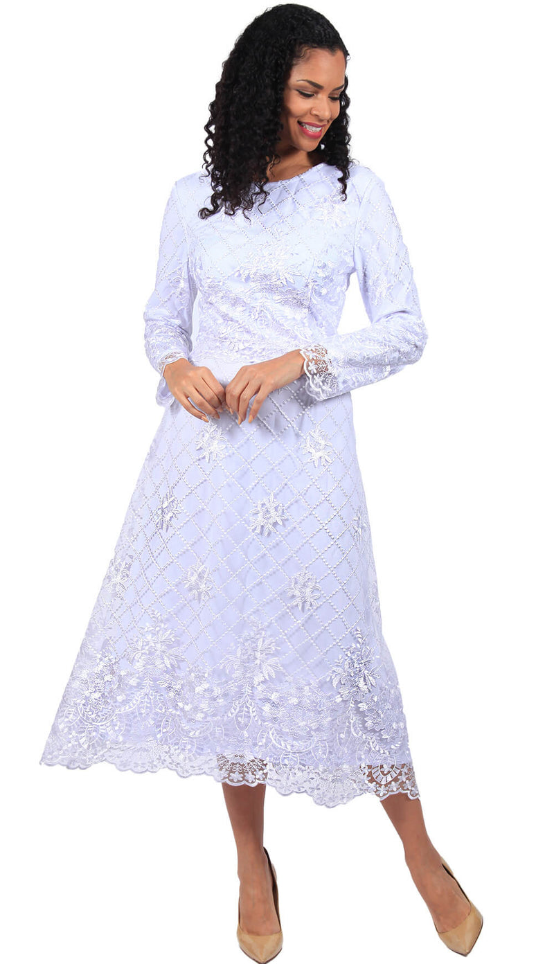 Diana Couture Dress 8667-White