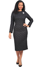 Diana Couture Dress 8675-Black