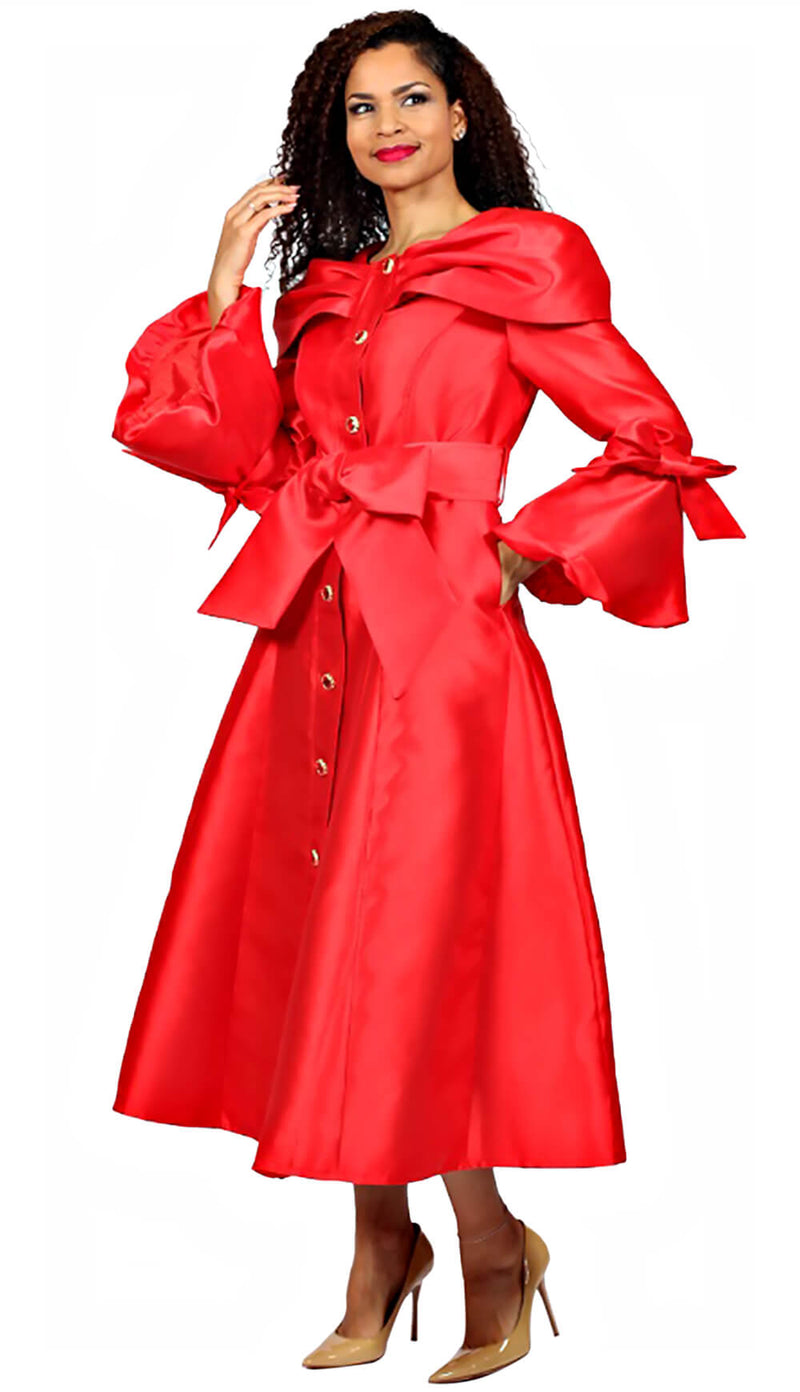 Diana Church Robe 8707-Red