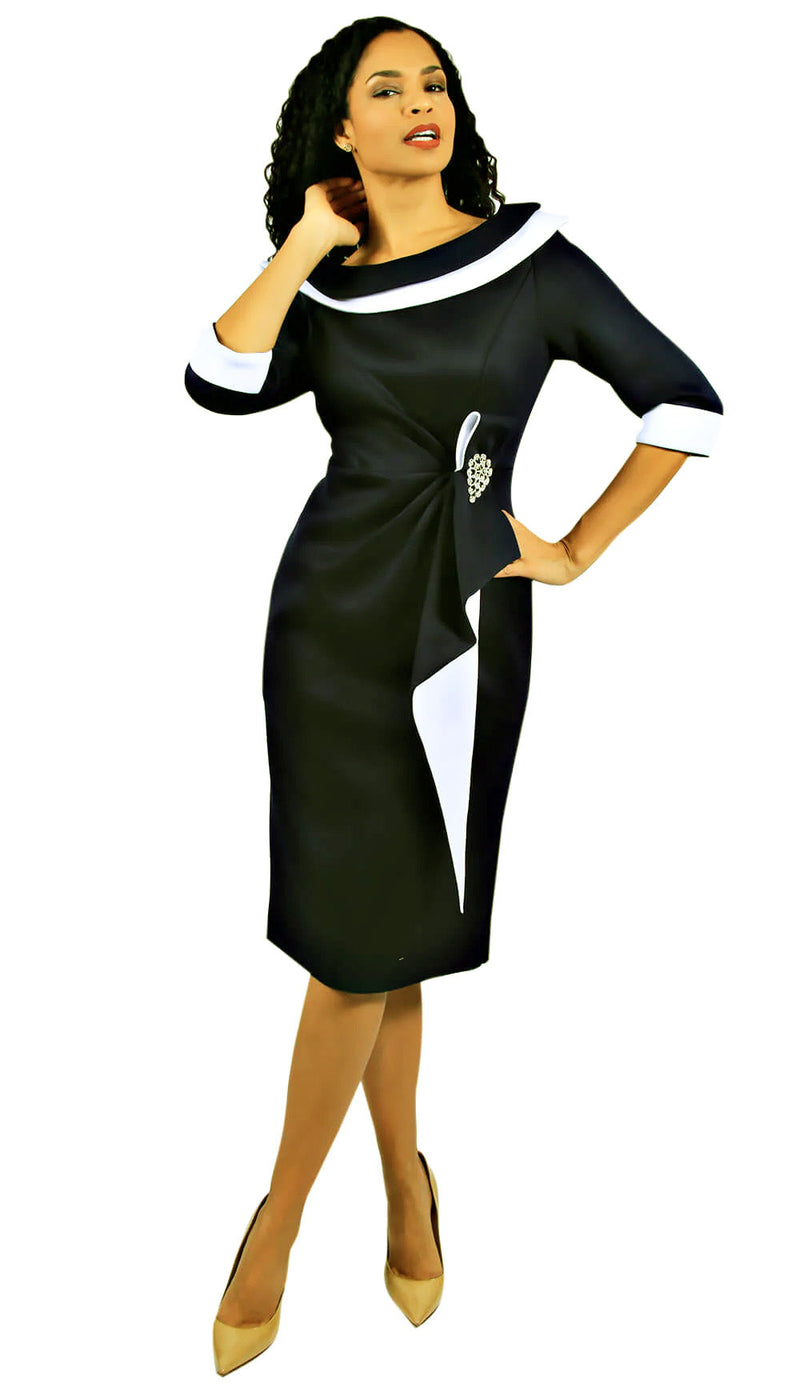 Diana Couture Dress 8725-Black