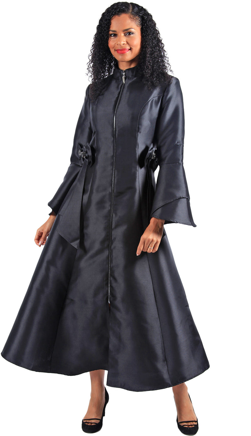 Diana Church Robe 8620-Black