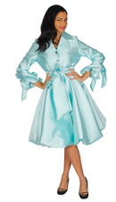 Diana Couture Dress 8222-Mint - Church Suits For Less