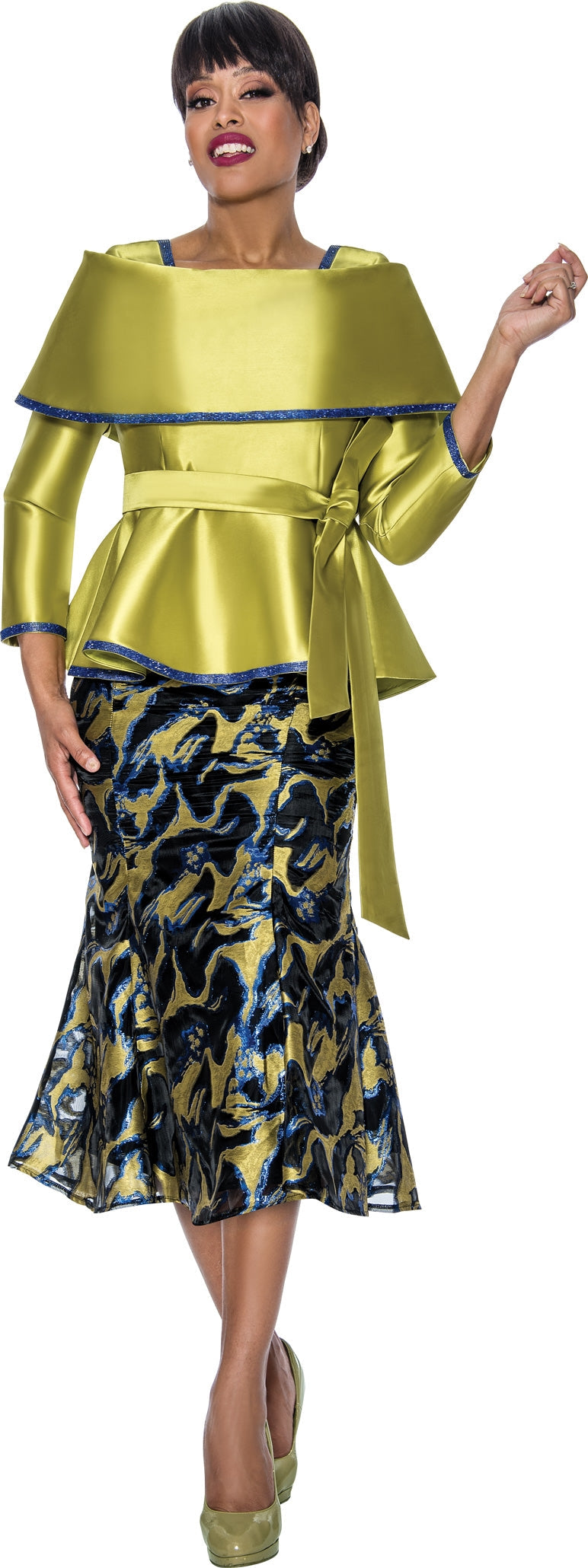 Divine Queen Skirt Suit 2292 - Church Suits For Less