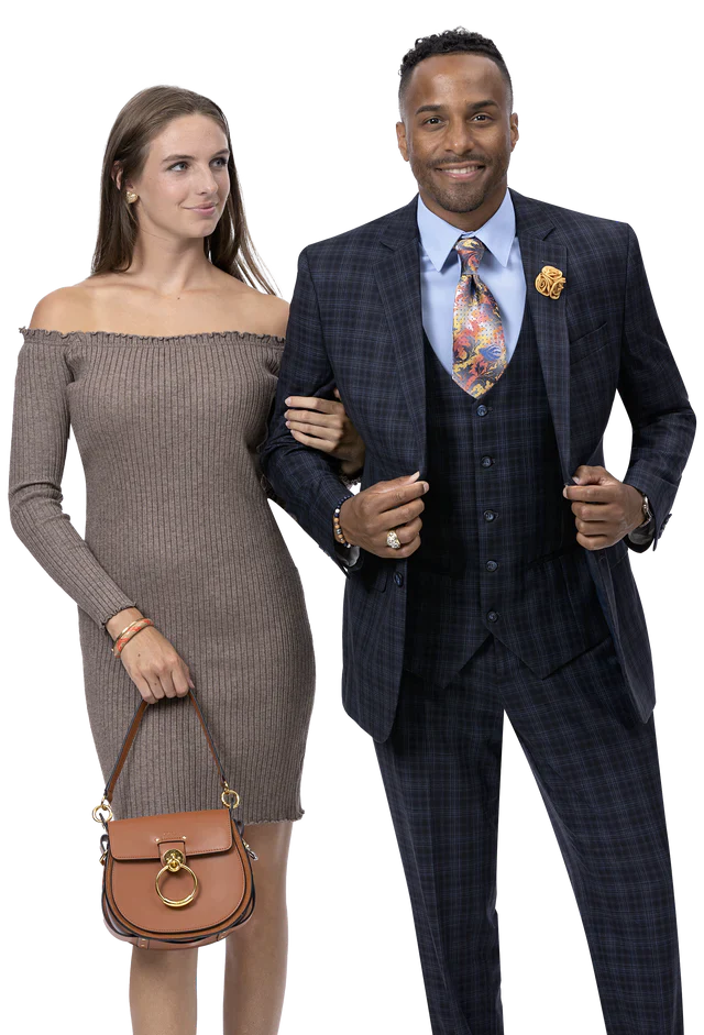 EJ Samuel Modern Fit  Suit M2778 - Church Suits For Less