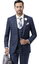EJ Samuel Modern Fit Suit M2780 - Church Suits For Less