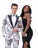 EJ Samuel Slim Fit Fasion Suit JP103 - Church Suits For Less