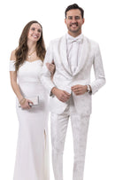 EJ Samuel Slim Fit Fasion Suit JP112 - Church Suits For Less