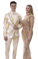 EJ Samuel Slim Fit Fasion Suit JP121 - Church Suits For Less