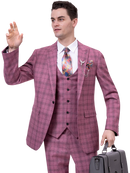 EJ Samuel Modern Fit Suit M2765 - Church Suits For Less