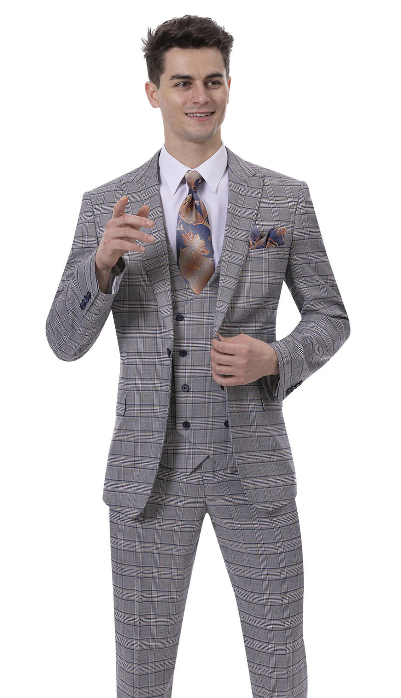 Samuel Modern Fit Suit M2794 - Church Suits For Less