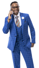 EJ Samuel Modern Fit Suit M2776 - Church Suits For Less