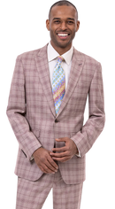 EJ Samuel Black Suit M2768 - Church Suits For Less