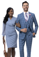 EJ Samuel Modern Fit Suit M2773 - Church Suits For Less