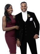 EJ Samuel Modern Fit Suit M2781 - Black - Church Suits For Less