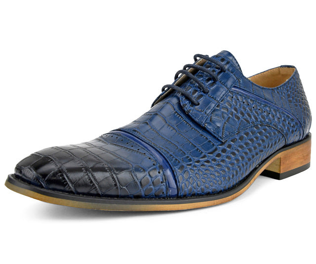 Men Oxford Dress Shoes MDS-Crocodile-IH