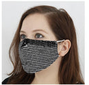 Women Fashion Face Mask 2766-Black-E