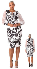 For Her Women Dress 81940 - Church Suits For Less