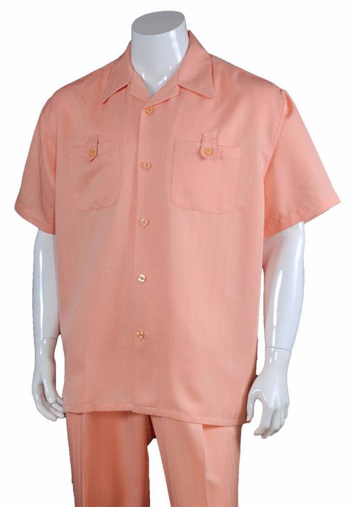 Fortino Landi Walking Set M2963-Peach - Church Suits For Less