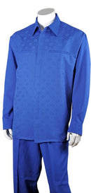 Fortino Landi Walking Set M2762-Royal Blue - Church Suits For Less