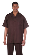 Fortino Landi Walking Set M2954-Brown - Church Suits For Less