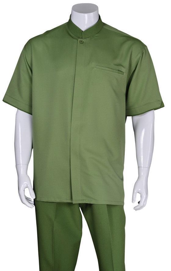 Fortino Landi Walking Set M2959C-Green - Church Suits For Less