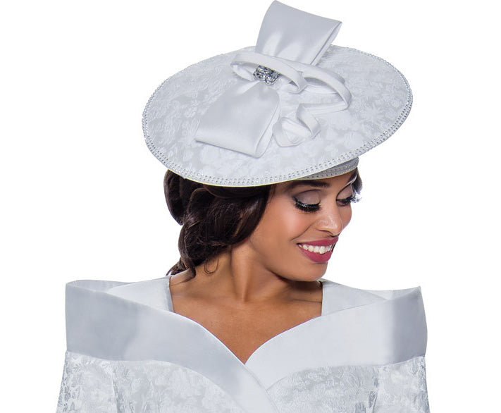 GMI Church Hat 9592-White - Church Suits For Less