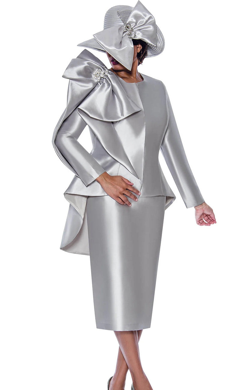 GMI Church Suit 10032-Silver