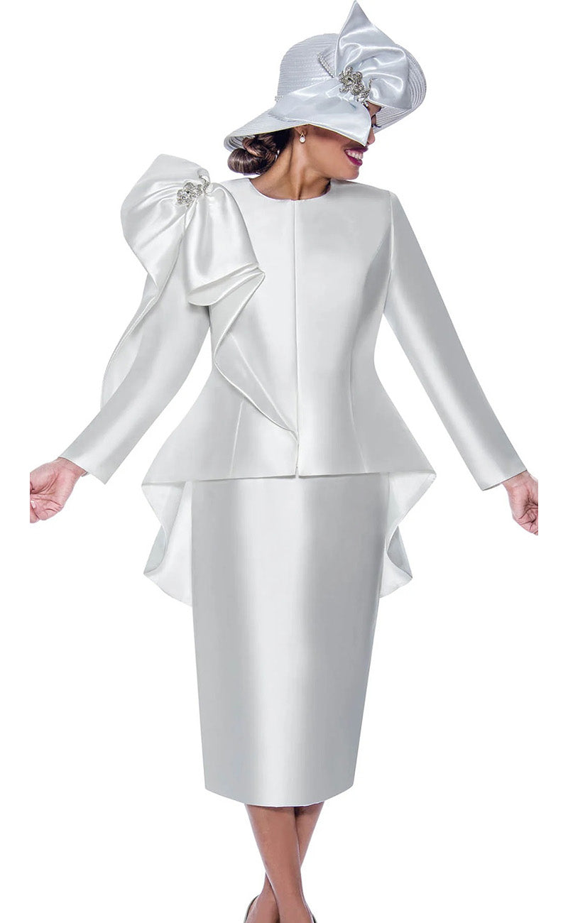 GMI Church Suit 10032-White