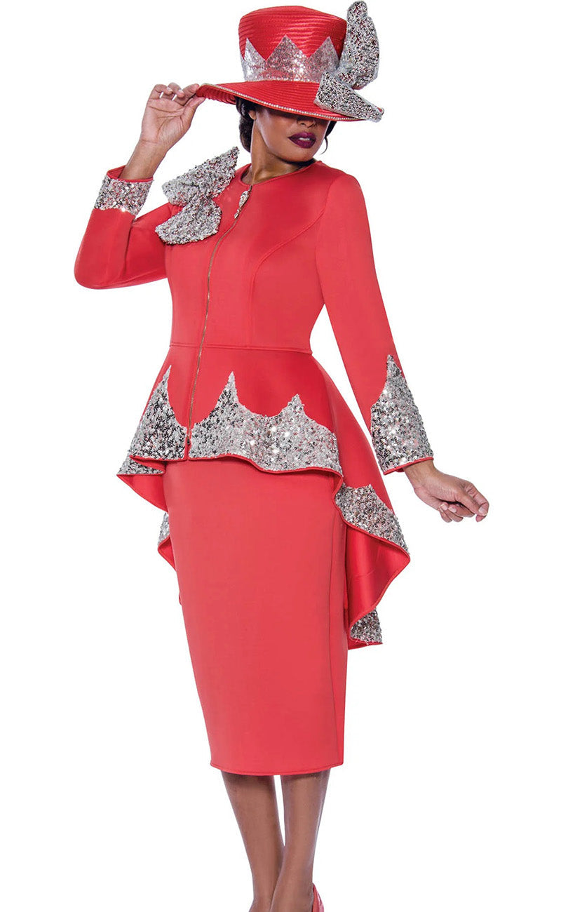 GMI Church Suit 10042-Coral