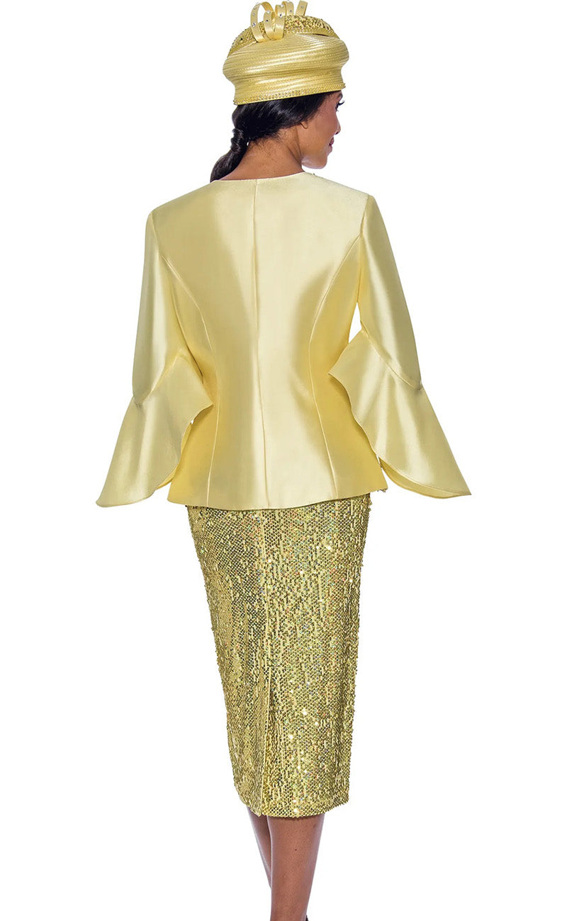 GMI Church Suit 10223-Yellow