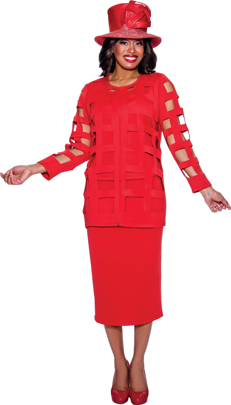 GMI Church Suit 9203-Red - Church Suits For Less
