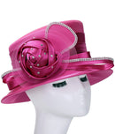Giovanna Church Hat HG1060E-Fuchsia