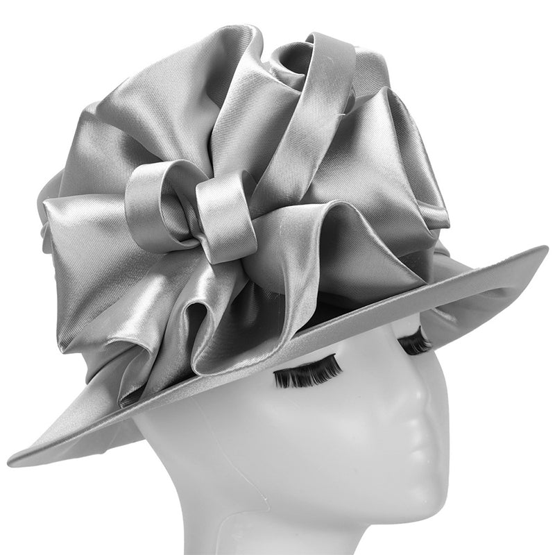 Giovanna Church Hat HG1194-Silver