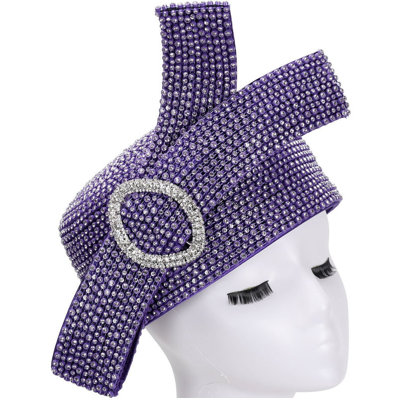 Giovanna Church Hat HR22136-Purple