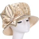 Giovanna Church Hat HR22137-Gold