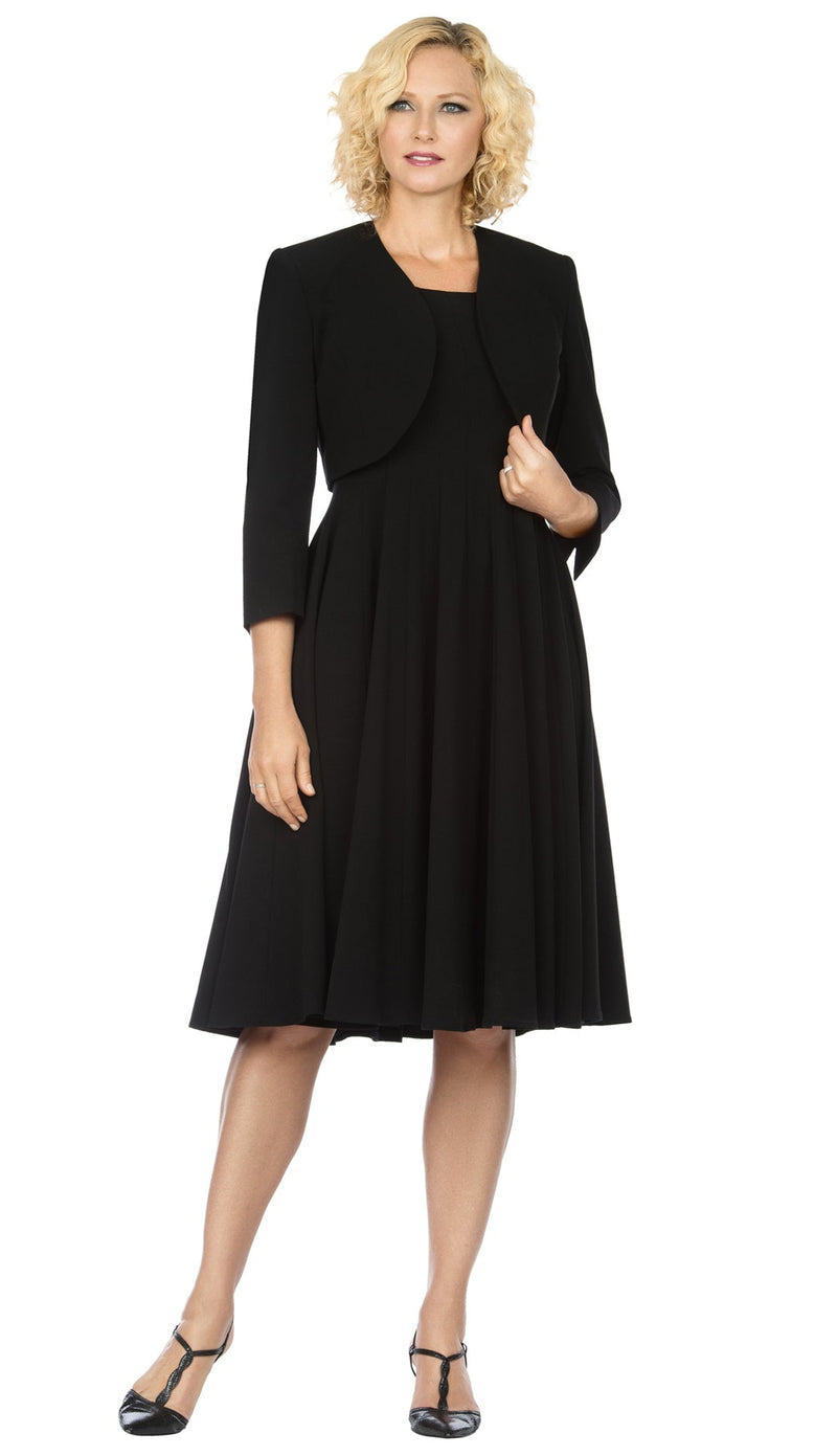 Giovanna Dress D1540-Black - Church Suits For Less