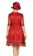 Giovanna Church Dress D1570-Red