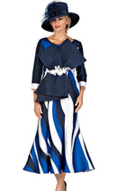 Giovanna Dress D1592-Navy