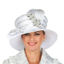 Giovanna Church Hat HR22133-White