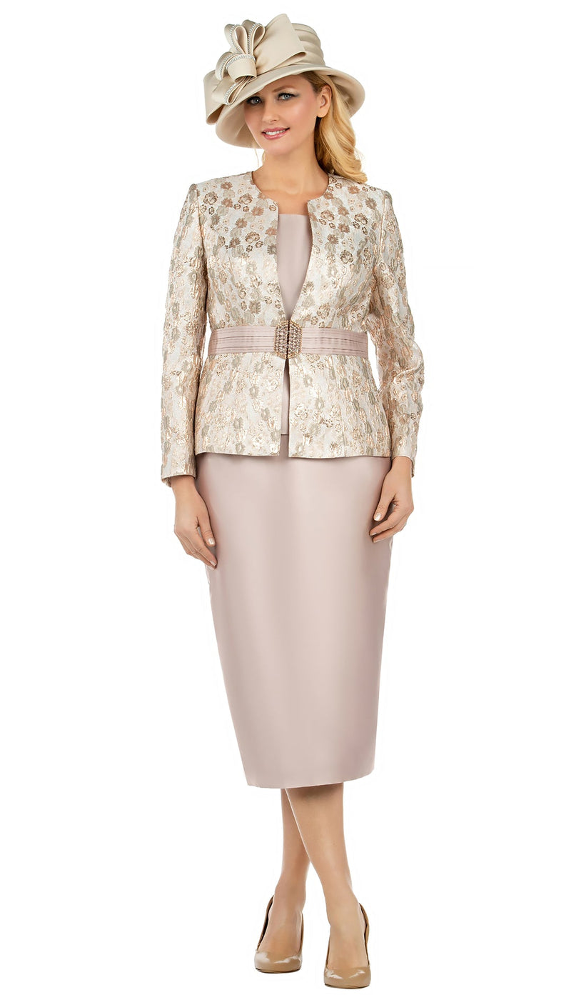 Giovanna Suit G1132-Champagne - Church Suits For Less