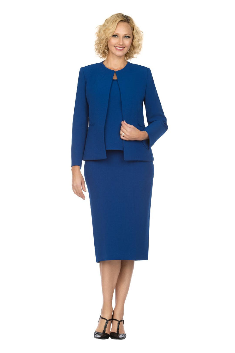 Giovanna Usher Suit S0721-Royal - Church Suits For Less