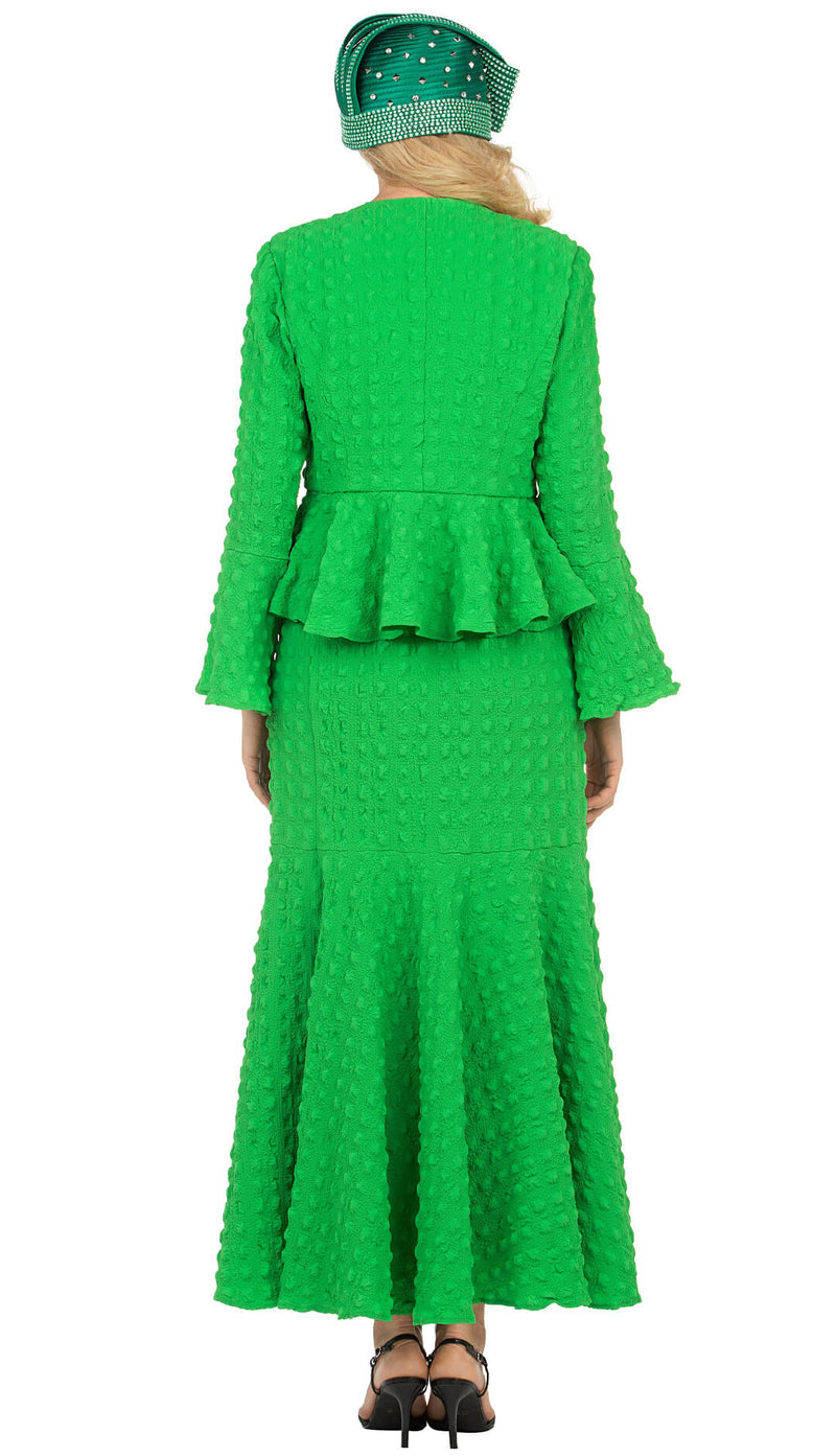 Giovanna Suit 0943B-Apple Green