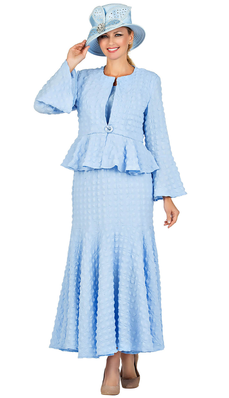 Giovanna Suit 0943B-Ice Blue