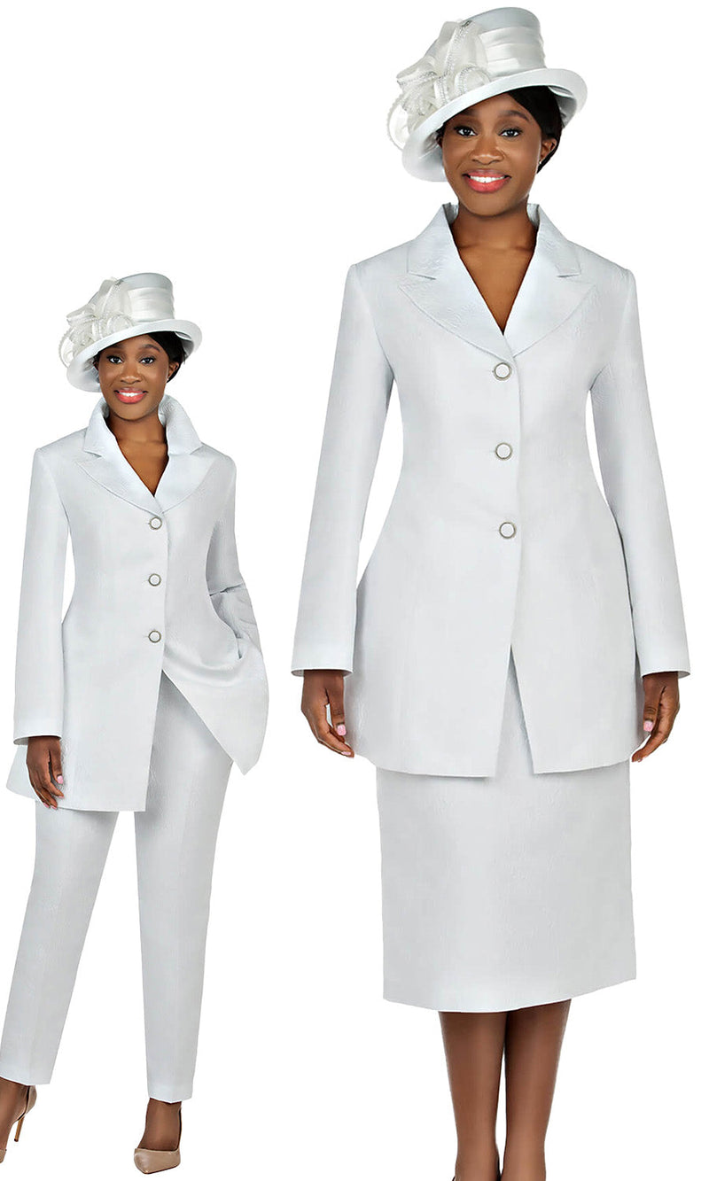 Giovanna Church Suit 0968-White