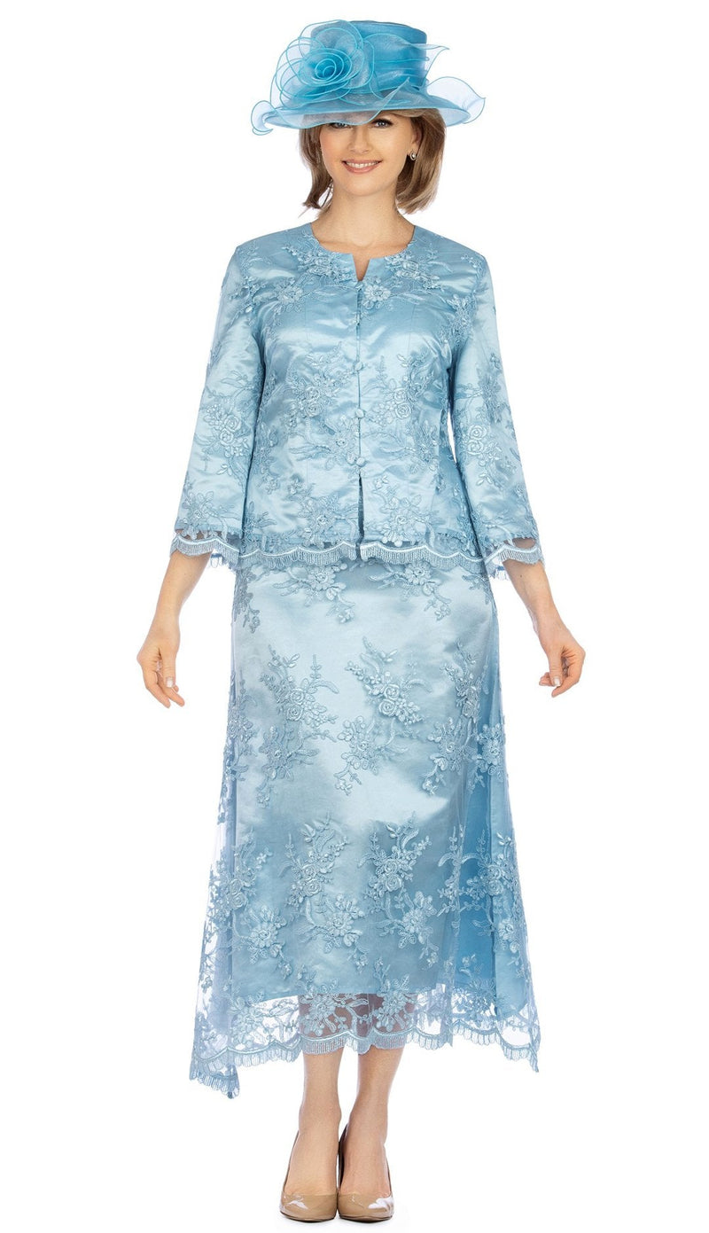 Giovanna Suit 0947-Ice Blue - Church Suits For Less