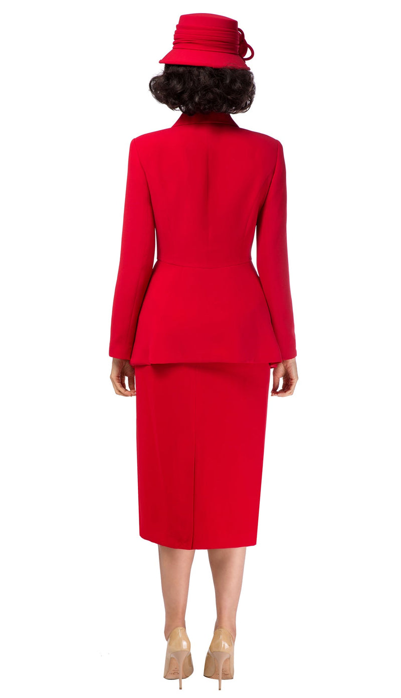 Giovanna Suit 0917-Red - Church Suits For Less