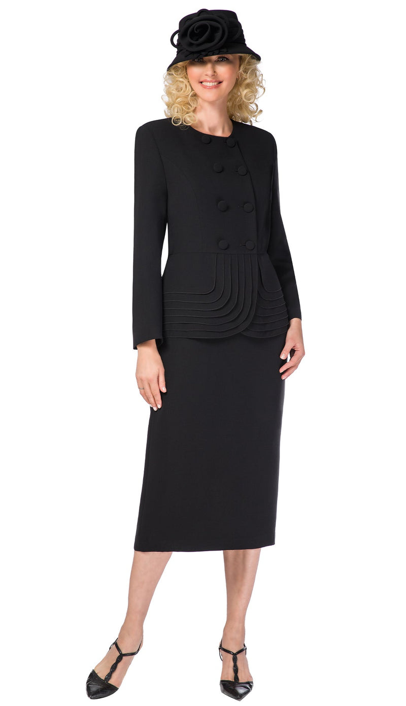 Giovanna Suit 0902-Black - Church Suits For Less