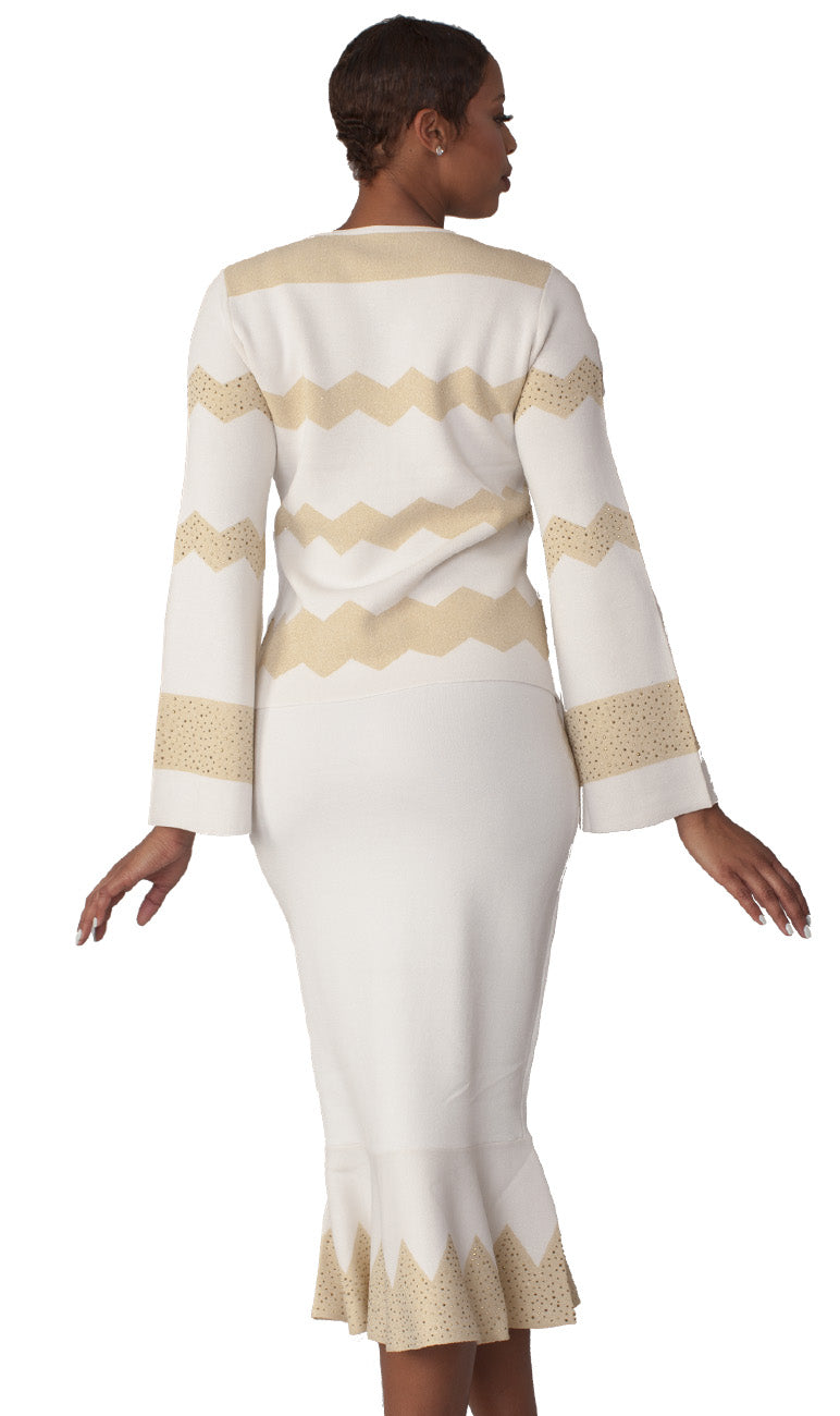 Kayla Knit Suit 5323 - Church Suits For Less